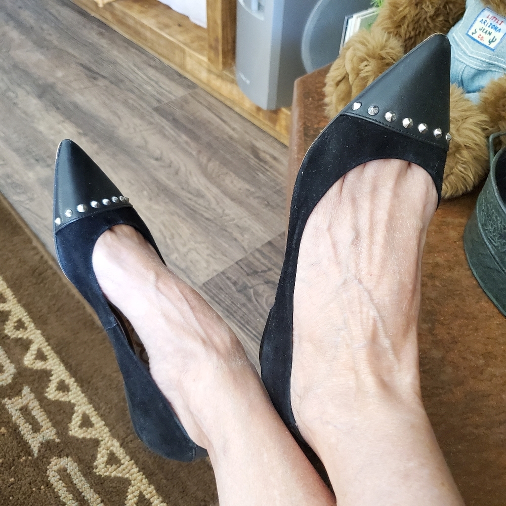 Sam Edelman Risa pointed toe stud detail flats